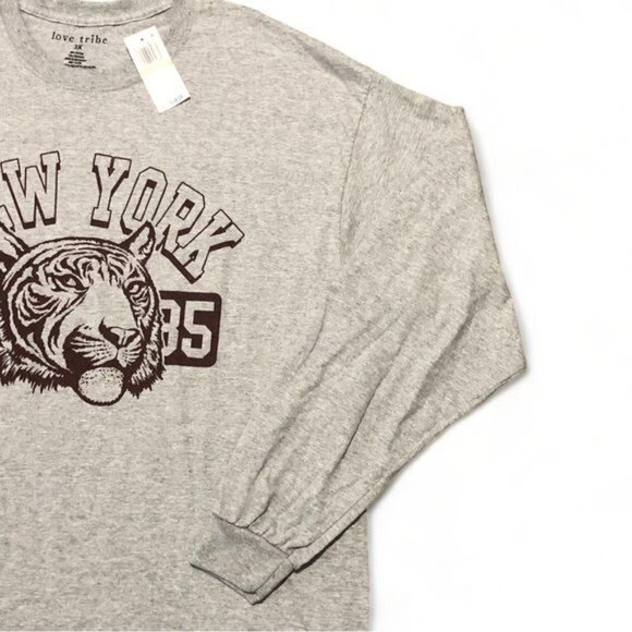 Love Tribe Womens Plus Crewneck Long Sleeve Pullover Top, Size 3X, New - Picture 5 of 10